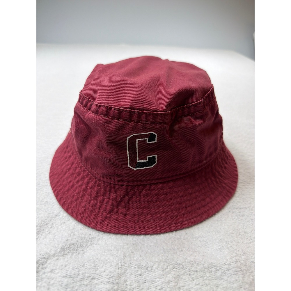 Legacy Cairn University Bucket Hat crimson Red Cotton Twill Sun Cap L/XL